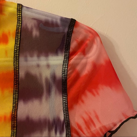 Brand new neverworn multicolour mesh top - Picture 2 of 5